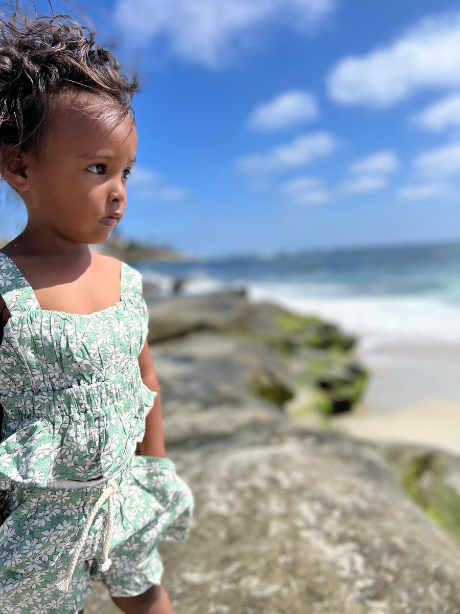 Top/Short Set - Green