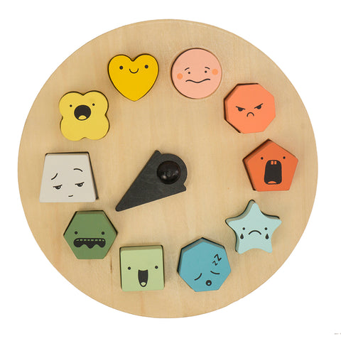 Shapes of Emotions Wooden Blocks