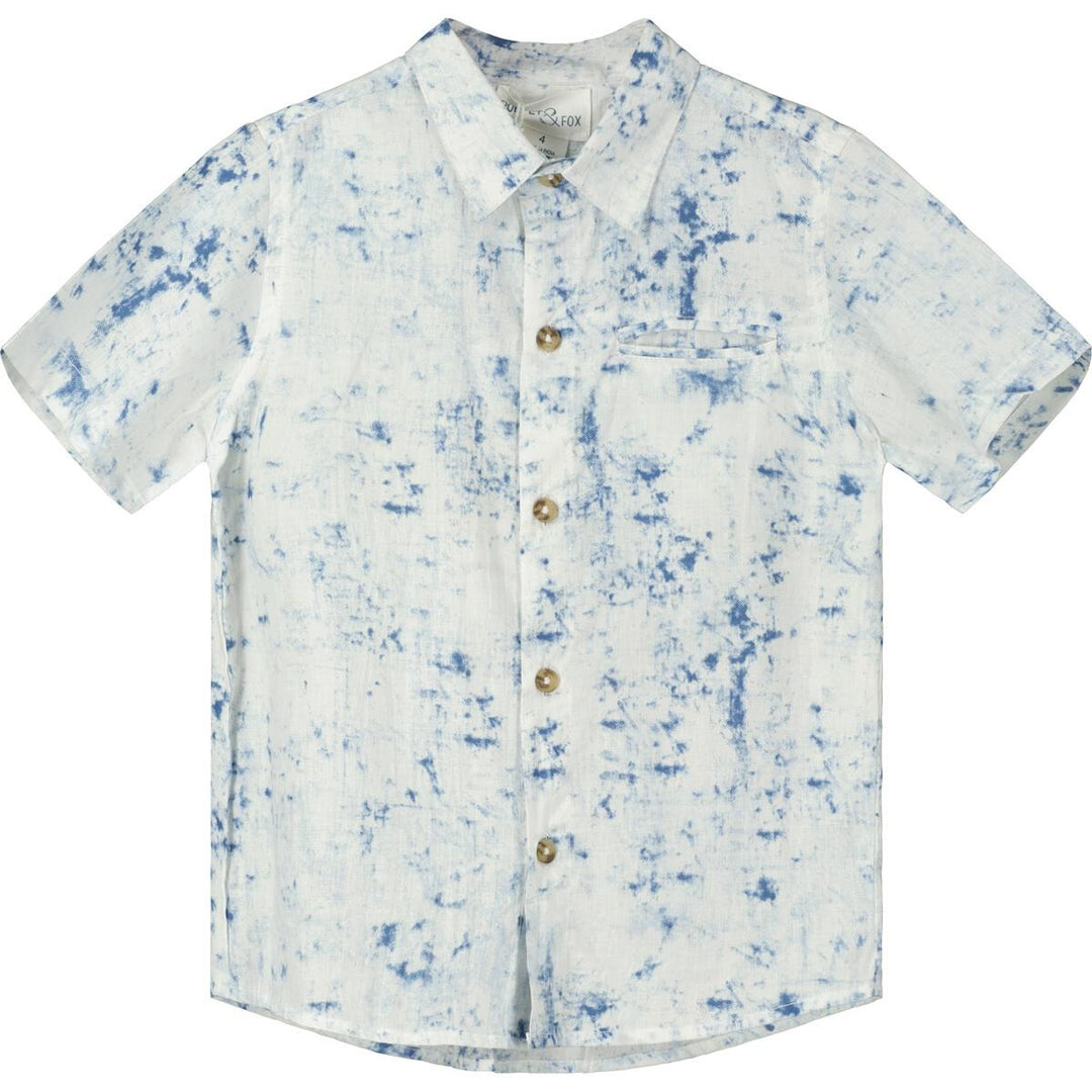 Jaipur Indigo Block Print - Mini Shirt