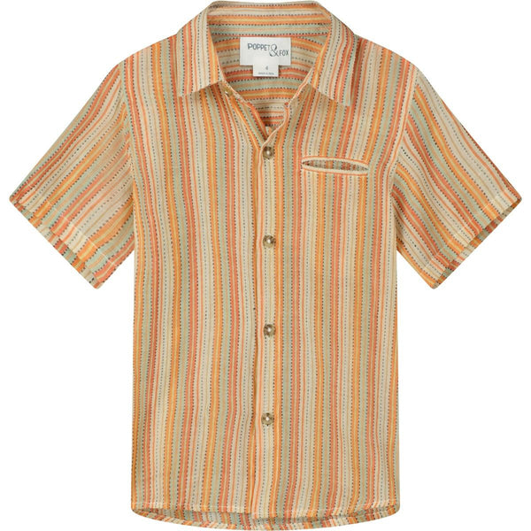 Woodstock Orange Multi Stripe - Dad Shirt